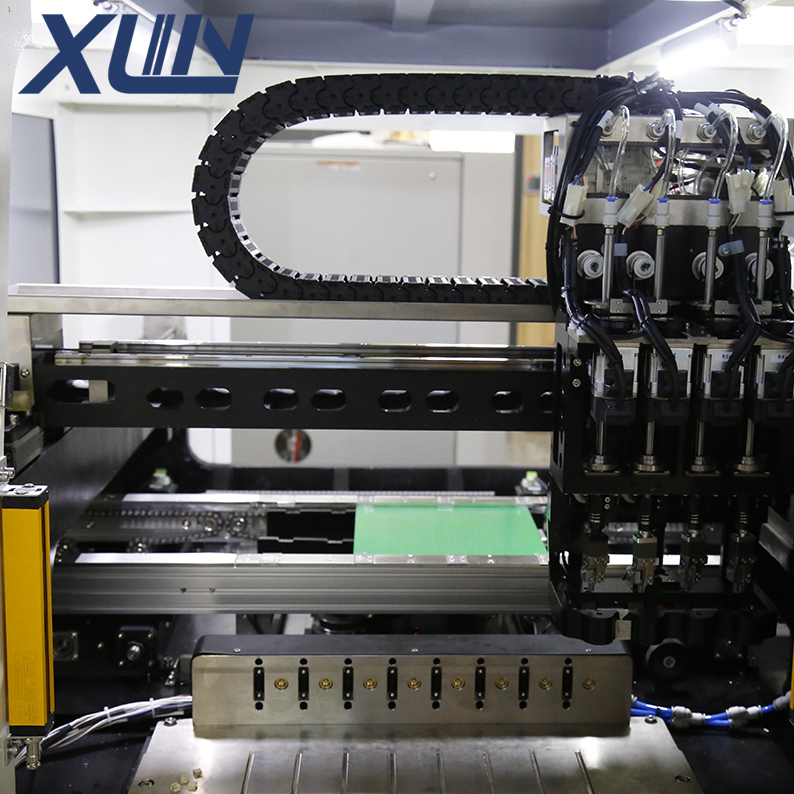 2022 Latest Design Smt Electronics Pick And Place Machine – Odd Form 4 Placement Head Plug-in Machine with 50mm Component Width for SMT Assembly – Xinling detail pictures